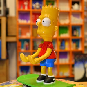 Simpsons Bart Simpson 3d Figures, Phone Holder, Joystick Holder ...