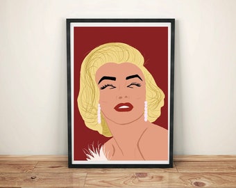 Marilyn Monroe Digital Print