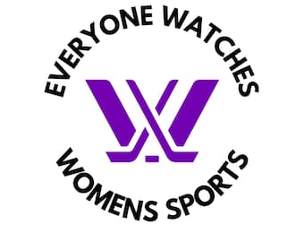Everyone Watches Womens Sports PWHL Womens Hockey Button Pin