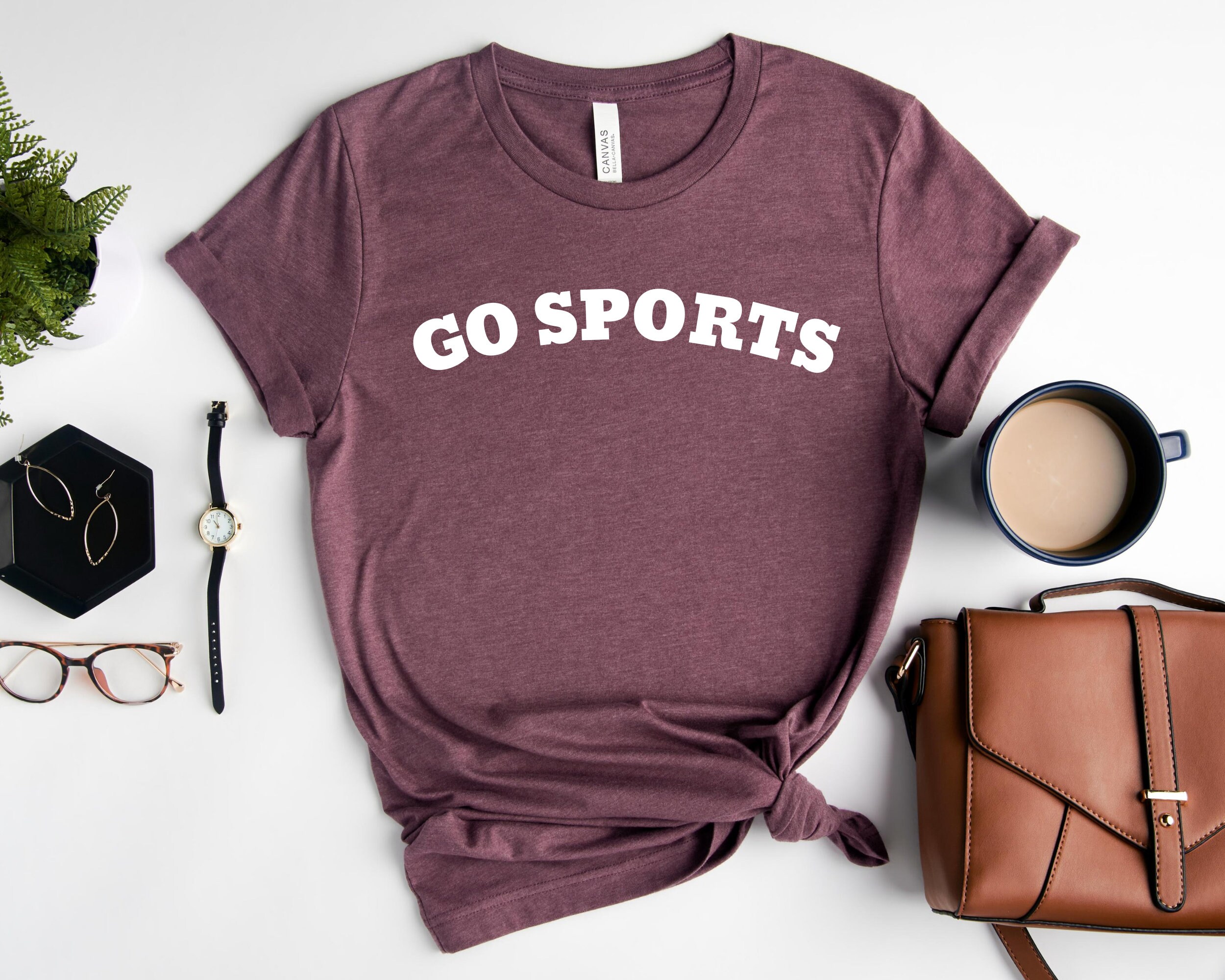 Go Sports Shirt Go Sports Team Tshirt Funny Sports Shirt Etsy