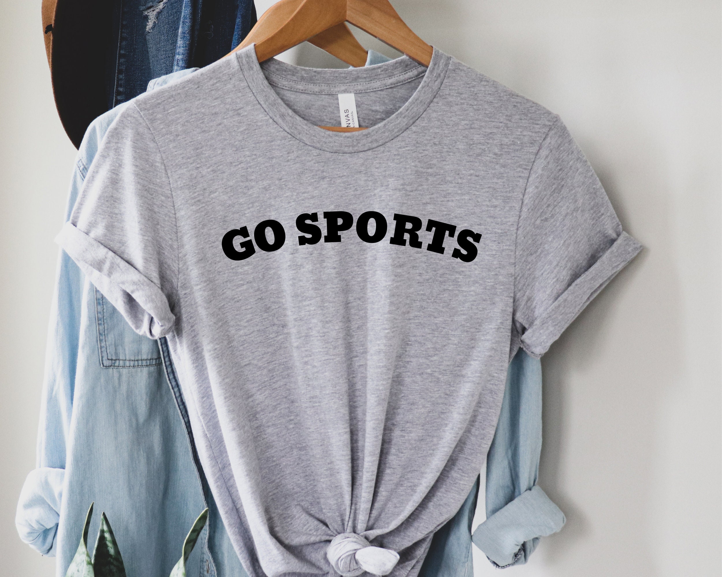 Go Sports Shirt Go Sports Team Tshirt Funny Sports Shirt Etsy