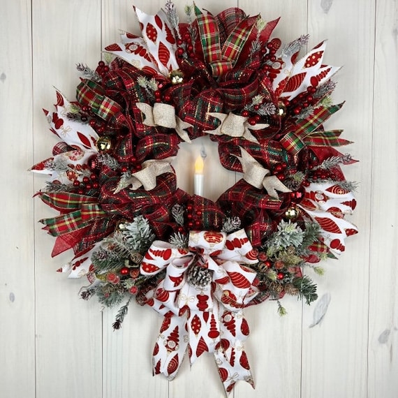 Old fashioned christmas wreath Clearance