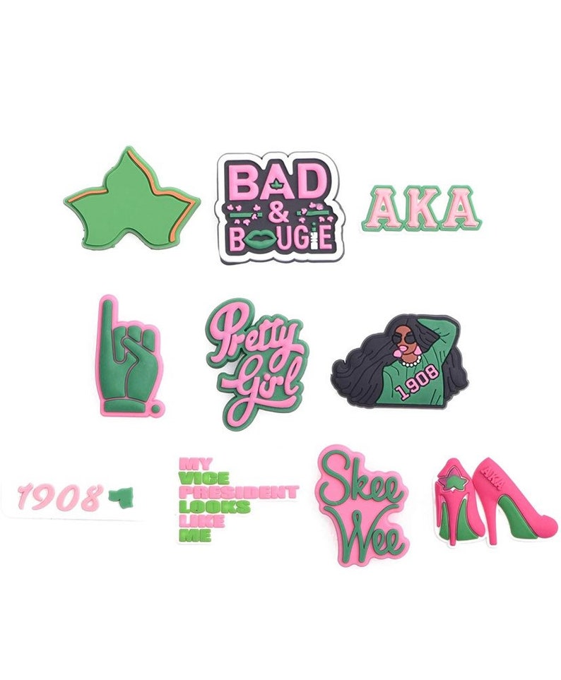 alpha kappa alpha jibbitz