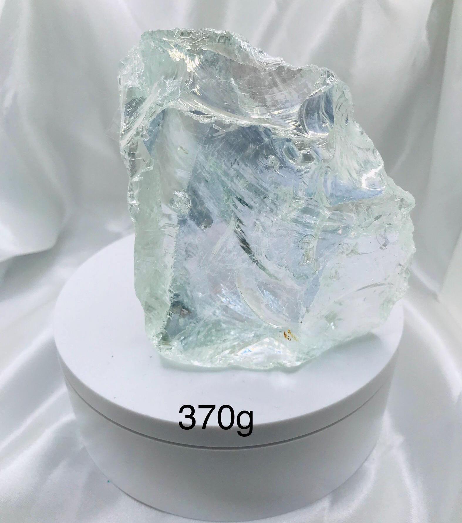 激レア？石？ガラス？ Translucent Glass Rock - Vintage Clear RAINBOW OBSIDIAN