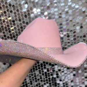 Pink and Ab Rhinestone Cowboy Hat - Etsy