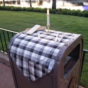 Tablecloth for Disney Trash Cans "Monochrome Bella Notte" Romantic Spaghetti Dinner Candlestick & Flatware Set, BEST Disney Vacation Gift