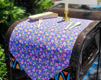 Tablecloth for Disney Trash Cans "Outside the Tower" Fabric Inspired by A Tangled Escape Tale, Candlestick & Flatware Set, BEST Disney Gift