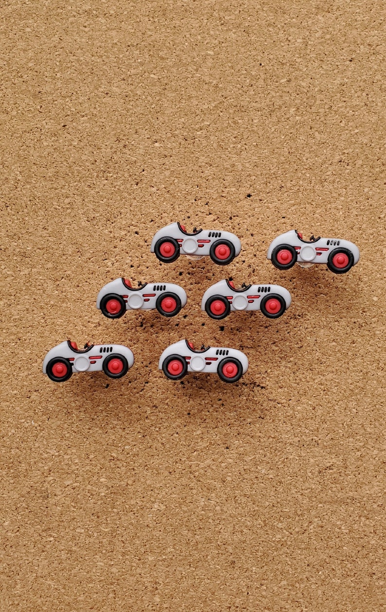 Race Car Push Pins Cork Board Pins Transportation Vehicle Etsy Canada