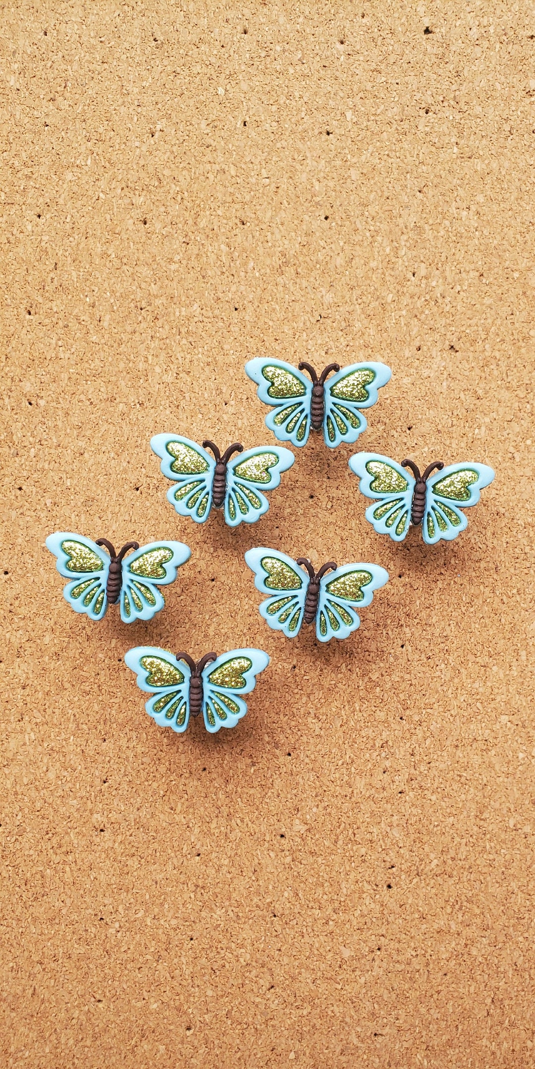 Butterfly Push Pins Insect Push Pins Cork Board Pins Etsy