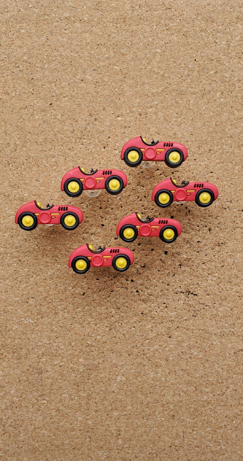 Race Car Push Pins Cork Board Pins Transportation Vehicle Etsy Canada