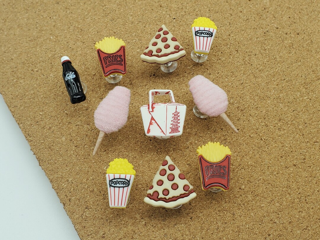 Snack Rack Pin Snack Food Push Pins - Etsy