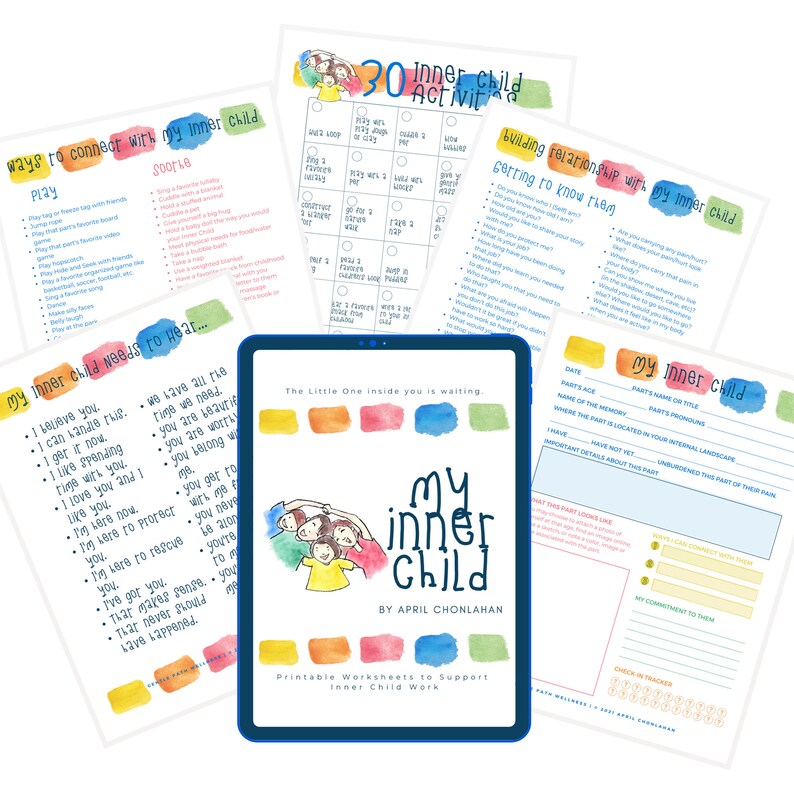 Inner Child Worksheets Internal Family Systems - Etsy Canada