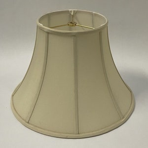 Vintage Off-White Bell Shaped Lampshade