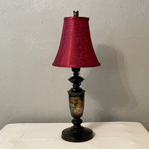 Vintage 1960's Japanese Pull Chain Table Lamp