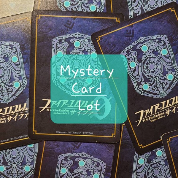 Pacchetto potenziamento di 5 carte Mistero personalizzato N e HN Fire Emblem Cipher: scegli una serie di giochi!