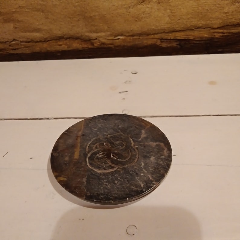 Celtic Knot Stone Incense Burner Etsy