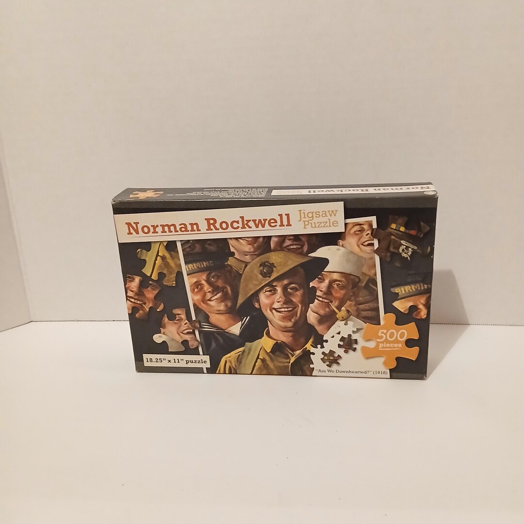 Norman Rockwell "are We Downhearted" (1918) Vintage Deadstock 500 Piece ...