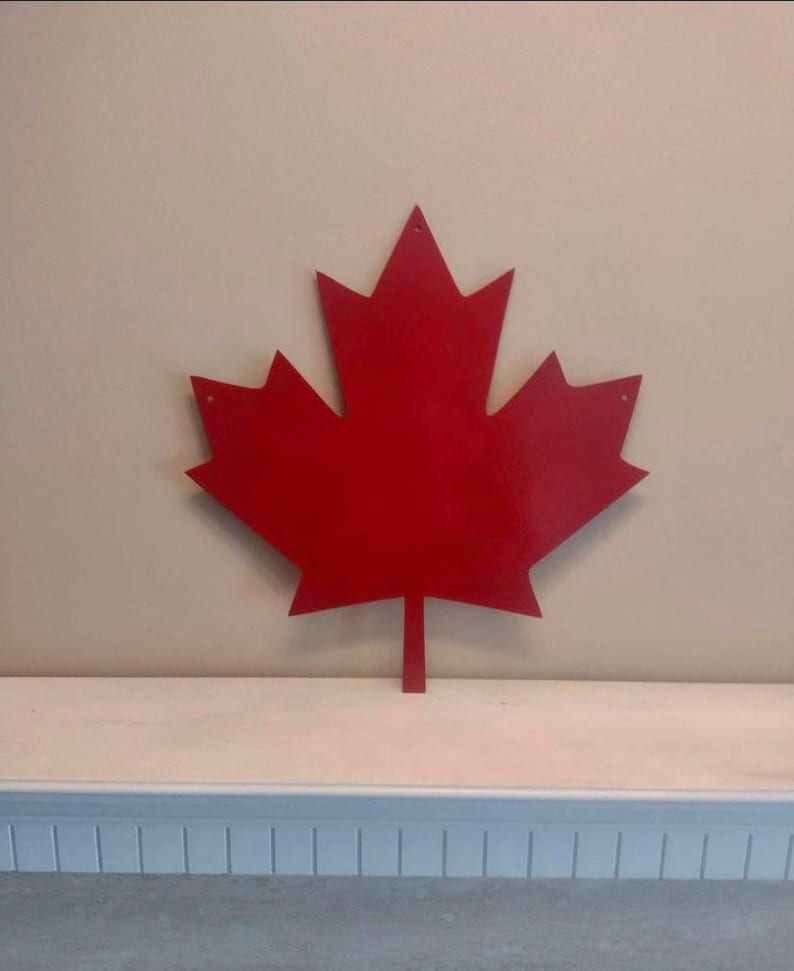 Metal Maple Leaf /maple Leaf Wall Art / Maple Leaf Home Decor Etsy