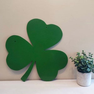 Metall Kleeblatt / Metall Kleeblatt / Metall Kleeblatt / Metall Kleeblatt / Metall dreiblättriges Kleeblatt / Grünes Kleeblatt / Grünes Geschenk
