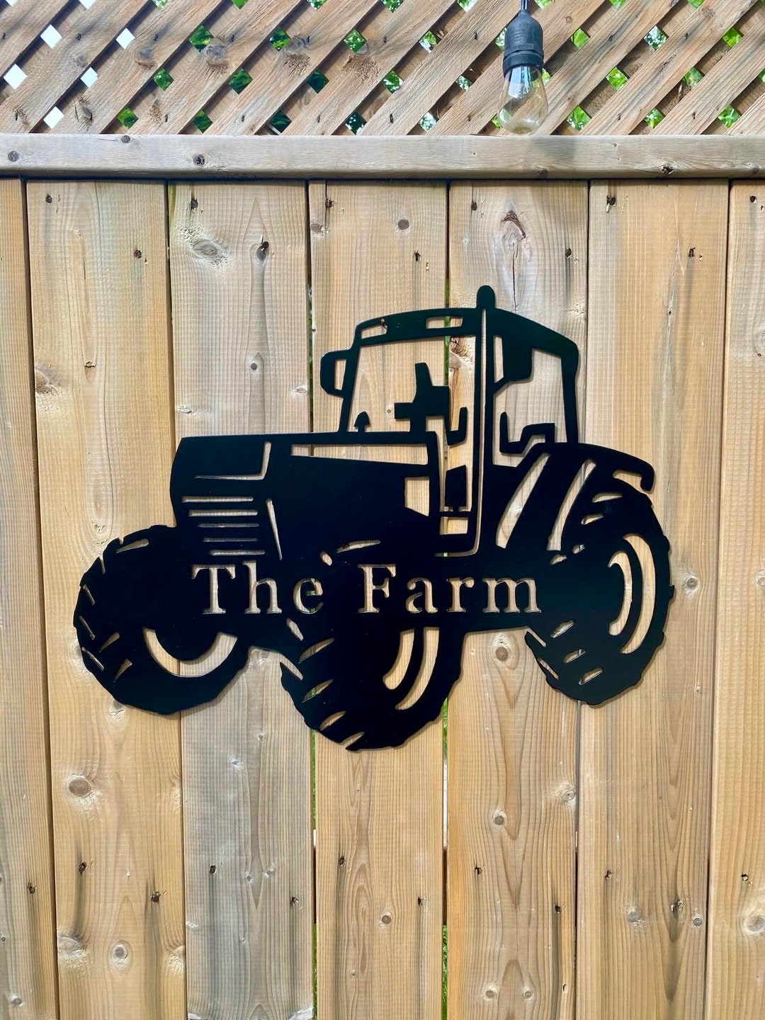 Custom Farm Metal Sign / Custom Tractor Sign / Personalized Farm Metal ...