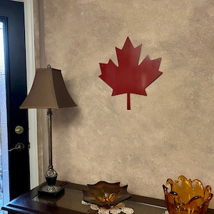 Metall Ahornblatt / Ahornblatt Wandkunst / Ahornblatt Wohnkultur / kanadisches Geschenk / kanadisches Dekor / kanadisches Souvenir / Toronto Maple Leafs Dekor