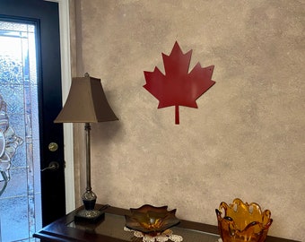 Metal Maple Leaf /Maple Leaf Wall Art / Maple Leaf Home Decor / Canadian Gift /Canadian Decor/ Canadian Souvenir /Toronto Maple Leafs Decor