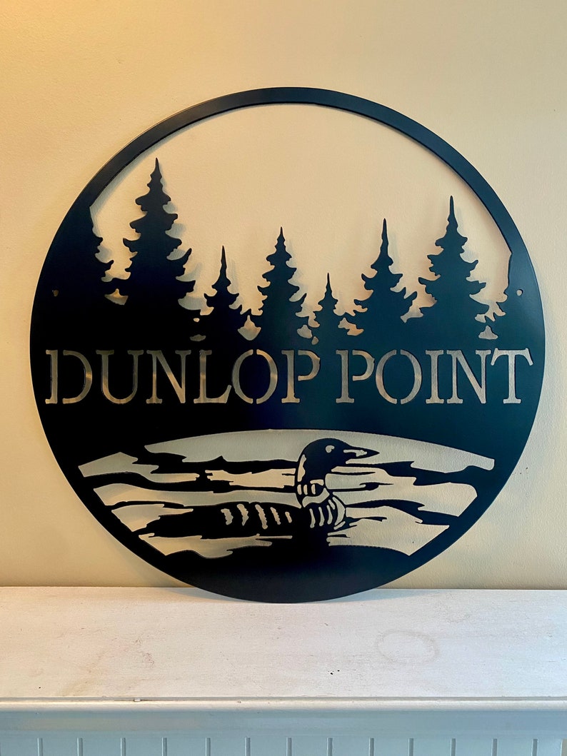 Custom Loon Cottage Sign / Custom Loon Sign / Loon Sign / Forest and ...