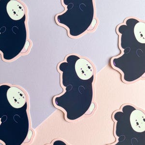 Mysterious Bunny Sticker | Anime | Cute Anime Stickers | Kawaii Stickers | Die Cut Stickers | Laptop Stickers | Waterbottle | Decal