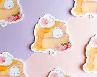 Squishy Bunny Sticker [MATTE] | Anime | Cute Anime Stickers | Kawaii ...