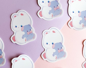 Squishy Bunny Sticker [MATTE] | Anime | Cute Anime Stickers | Kawaii ...