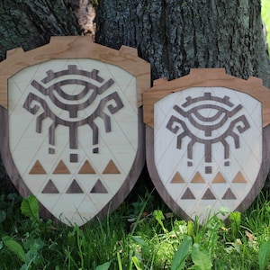 Legend of Zelda Zonai Shield, Larmes du royaume, décoration Zelda, art mural Zelda, salle de jeux Nintendo, art mural personnalisé cadeau