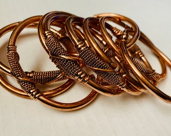 Copper Kenya Cuff// African Jewelry, Afrocentric, Boho, Copper Bangle, gift for women, gift for men