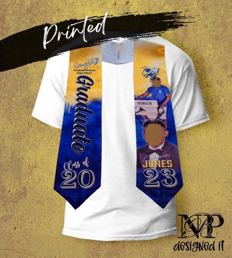 PRINTED & SHIPPED Physical Order Fully Designed Customized Graduation ...