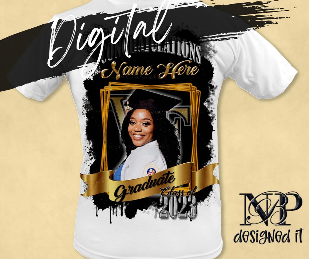 13x19 3d Custom Digital Graduation T-shirt Template JPEG - Etsy