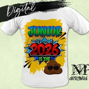 13x19 designed 3d digital freshman sophomore junior senior class of 2027 2024 2025 2026  grad PNG sublimation file T-shirt instant download