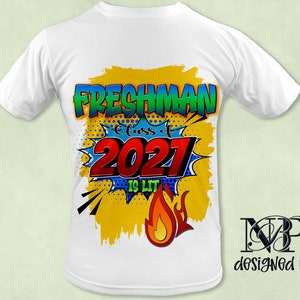 13x19 digital t-shirt template graffiti fresh prince freshman sophomore senior junior class 2025 2024 2026 2027PNG instant download