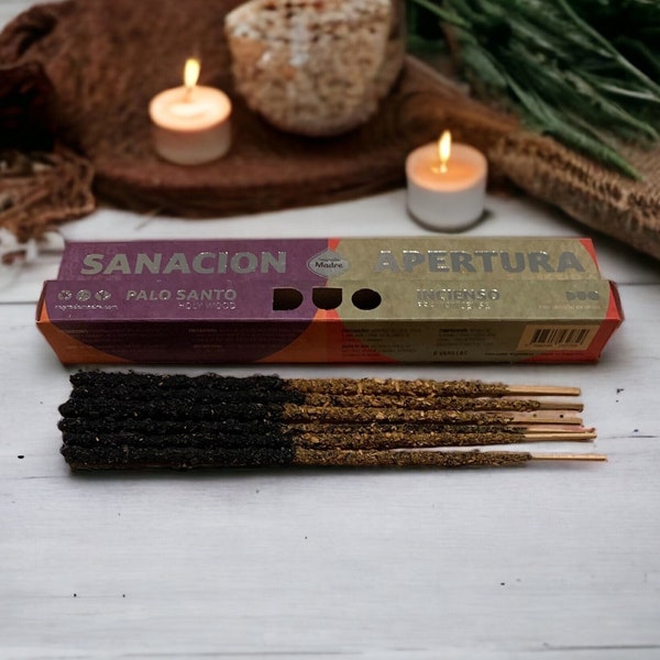 Palo Santo and Frankincense, Duo Incense Sticks, 2 Aromas, Frankincense Resin, Palo Santo Incense, Organic Incense Sticks, Handmade Incense