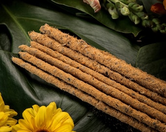 Calendula & Gardenia Incense, Essential Oil, Essential Oil, Floral Sticks, Botanical Flowers, Smudge Sticks, 6 sticks, Sagrada Madre