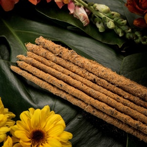Calendula & Gardenia Incense Sticks: Handmade Floral Aroma (6 Sticks)