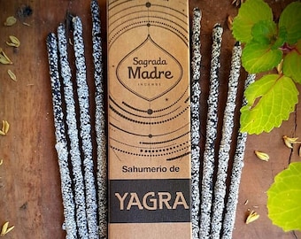 Yagra Incense Sticks, Sagrada Madre, Organic Incense Sticks, Herbal Incense, Dry Herbs, Smudging Incense, Meditation Rituals, Abundance