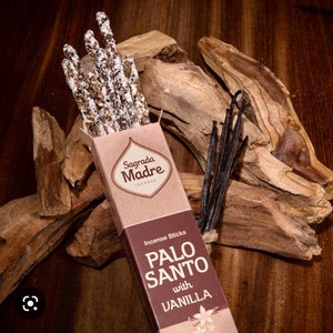 Palo Santo & Vanilla Incense Sticks - Sagrada Madre Artisanal Aroma