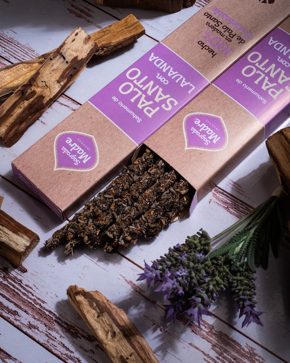 Palo Santo Lavender Incense Sticks: Handmade, Calming, Organic