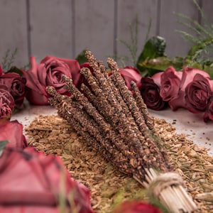 Palo Santo with Rose Incense Sticks, Natural Incense Sticks, Handmade Incense, Rose Essential Oil, Ethically Sourced, Aromatherapy, Roses