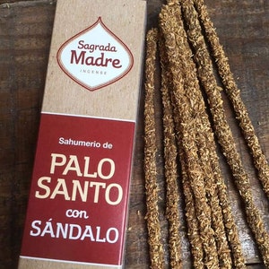 Palo Santo & Sandalwood Incense Sticks - Sagrada Madre Natural Incense