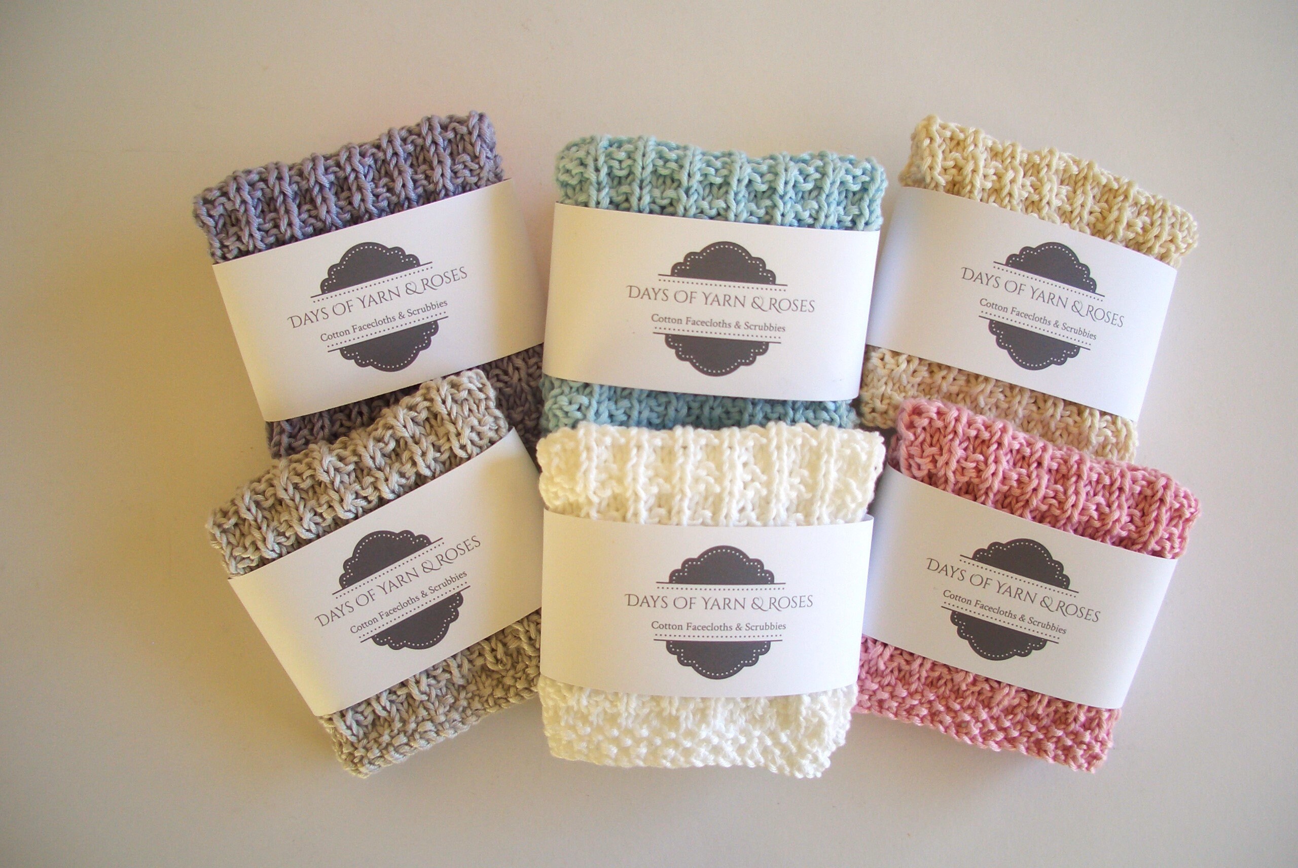 Silky Cotton Hand Knitted Waffle Spa Face Cloth or Wash Cloth Etsy UK