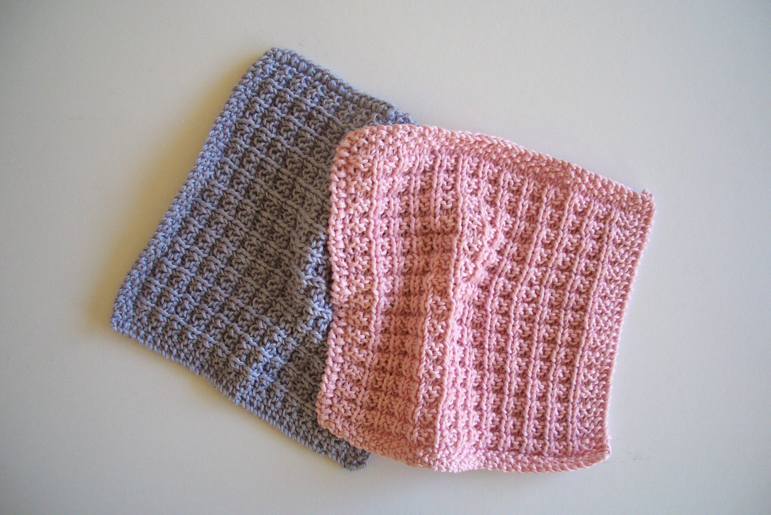 Silky Cotton Hand Knitted Waffle Spa Face Cloth or Wash Cloth Etsy UK