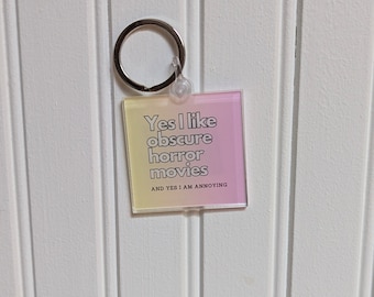 Annoying Horror Movie Keychain