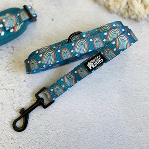 Dog Lead | Daydreamer Dog Lead | Rainbows Dog Lead | Colourful Dog Lead | Dog Leash | Designer Dog Lead