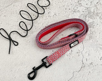 Dog Lead | XOXO Dog Lead | Hearts Dog Lead | Love Dog Lead | Love Dog Leash | Colourful Dog Lead | Dog Leash | Hearts Dog Leash