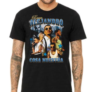 Rauw Alejandro Cosa Nuestra 限定 2025 コンサート T シャツ オリジナルデザイン